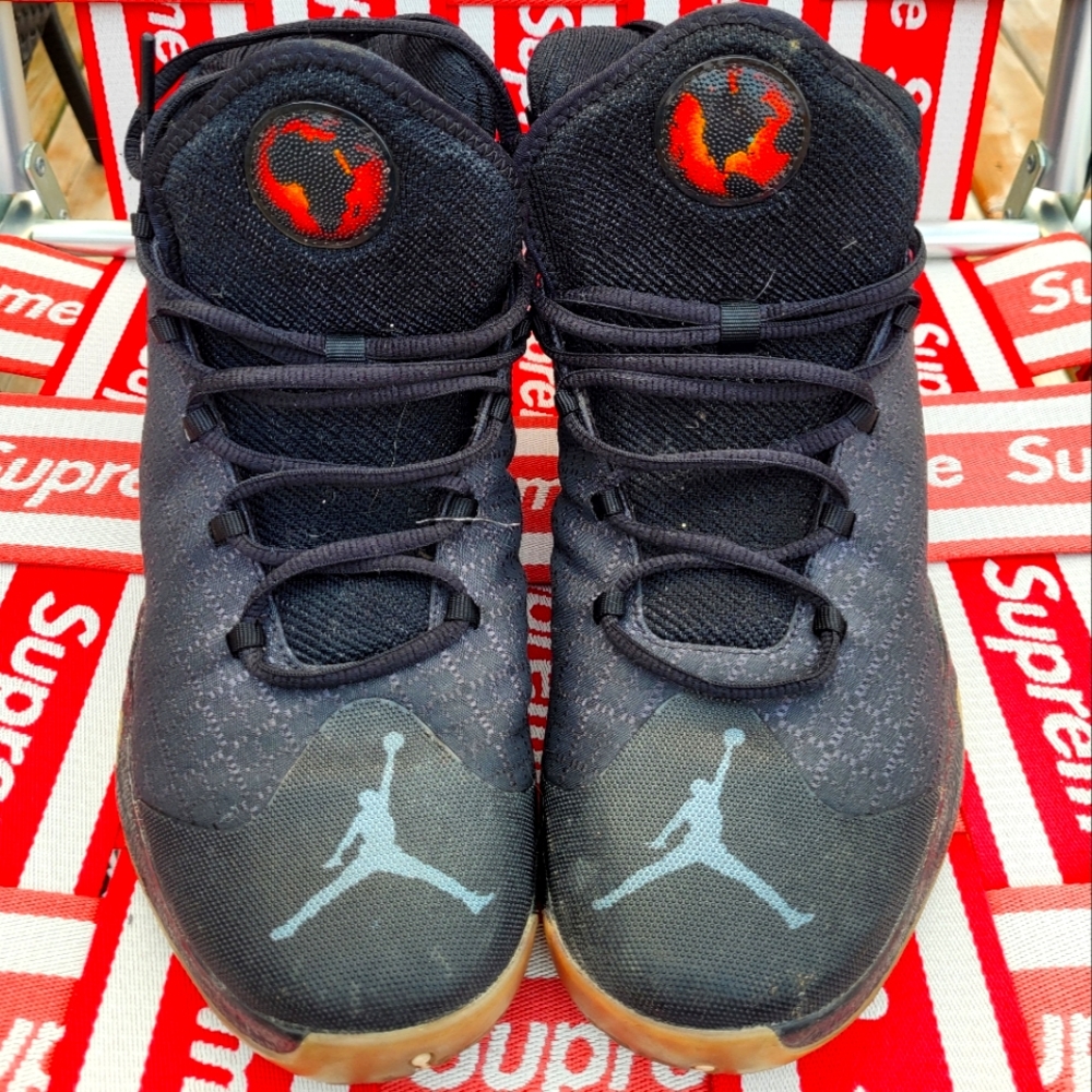 Nike Men US 11 Air Jordan 30 XXX black cat Anthracite sneakers